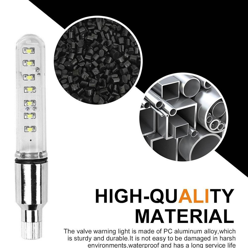 Flashing Lamp Valve Stem Light Glow Dark Bike Spoke LED Portable Bicycle Tire Light  Night Riding