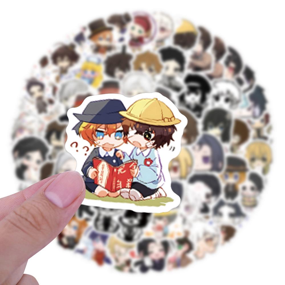 105 New Styles of Wenhao Wild Dog Q-version Graffiti Stickers Decorate Refrigerator Skateboard DIY Personalized Stickers