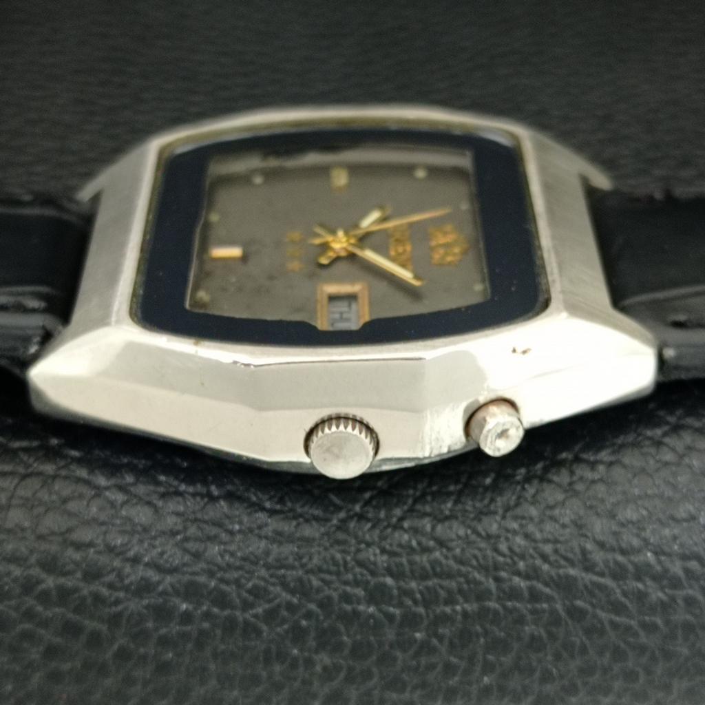 AUTOMATIC 46941 VINTAGE ORIENT CRYSTAL JAPAN MENS ORIGINAL DIAL WATCH a704893-1