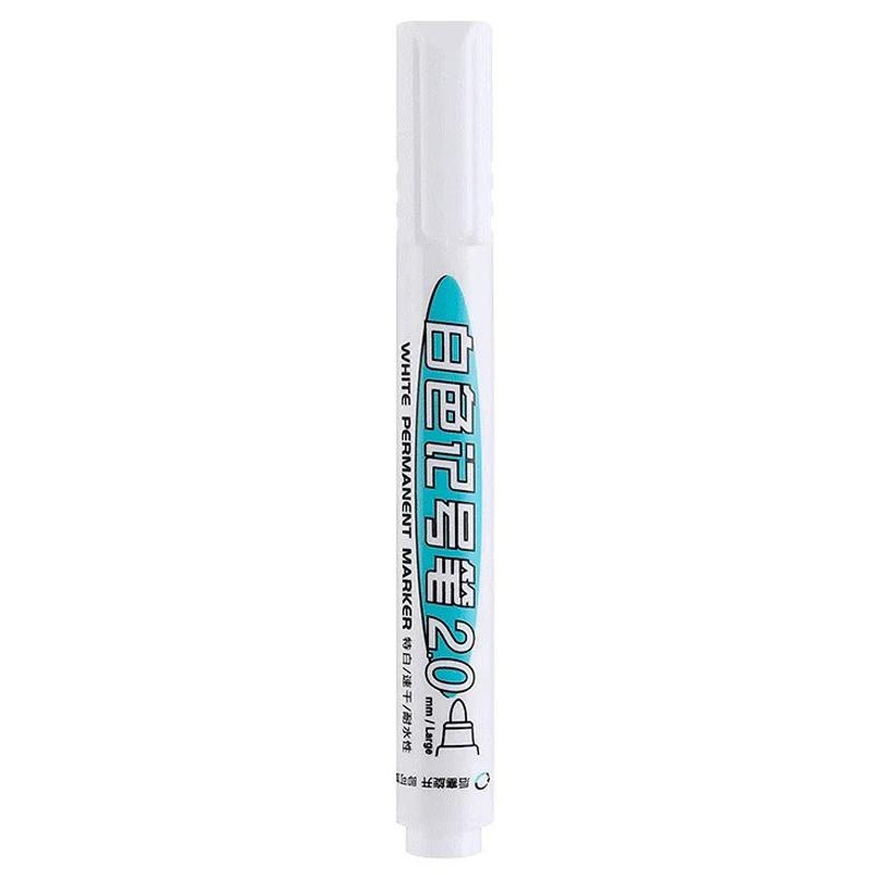 

1-7PCS GuangNa 20ML White Ink Oily Marker Pen set Filling Paint White Markers for Painting Tyre Tread Waterproof Permanent Pens