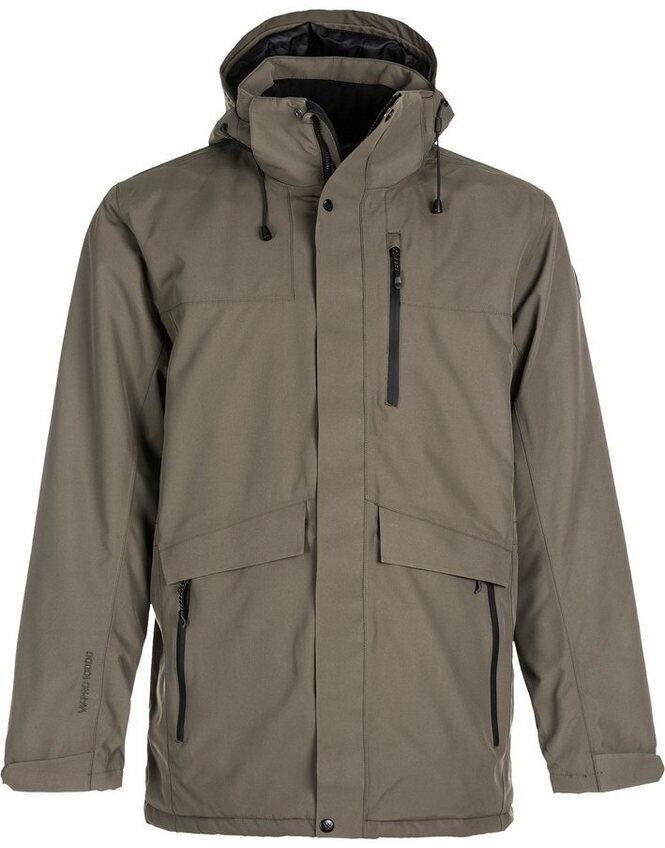 Зимняя куртка Whistler Parka Buron длинного кроя зеленого цвета