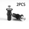 2pcs Universal Toilet Seat Screws Replacement Kit - Rubber Hinge Bolts & Top Fixings for Toilet Lid/Seat Cover