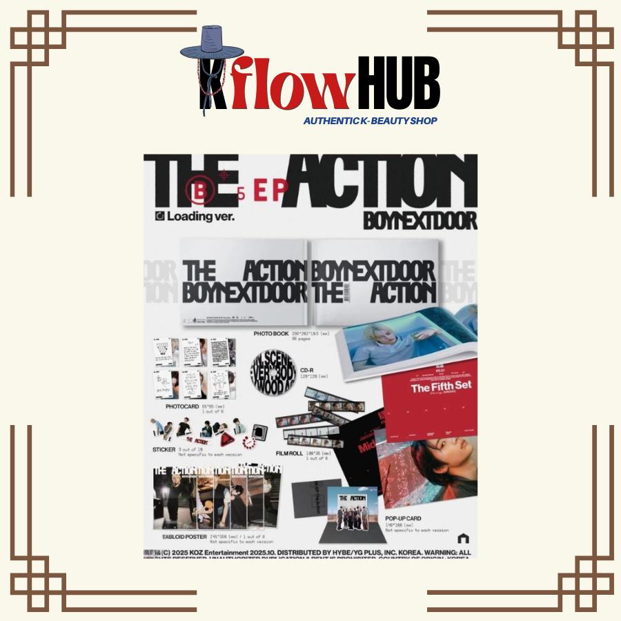 [STOKTA MEVCUT] BOYNEXTDOOR - 5. EP THE ACTION NORMAL Sürüm. ALBÜM