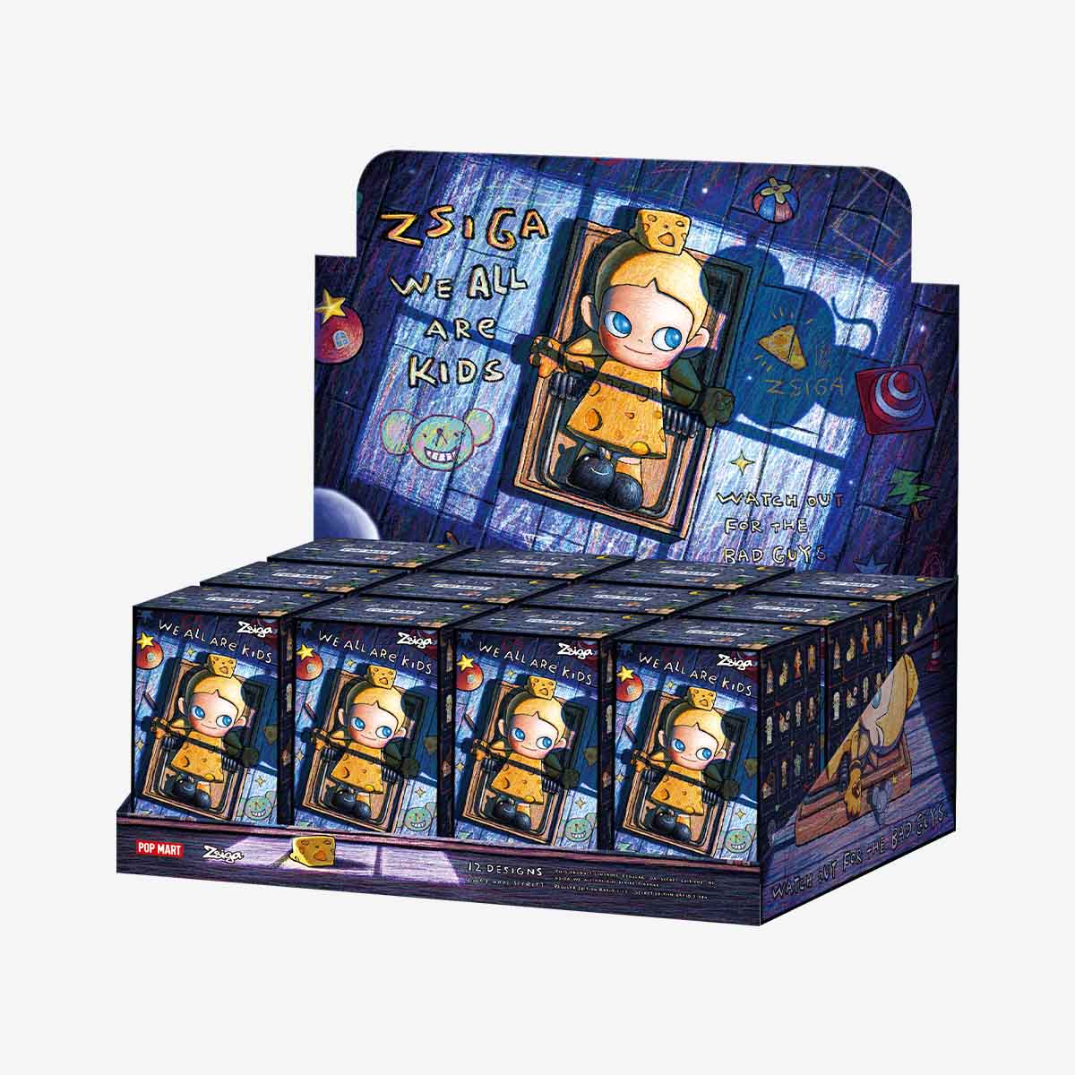 POP MART Zsiga Мы все дети Серия Фигурки Блайнд Бокс (Одинарная упаковка / Набор из 12 штук)