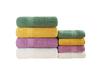 Leo Bathroom Towel 50x90 Green 100% Cotton 450g Soft