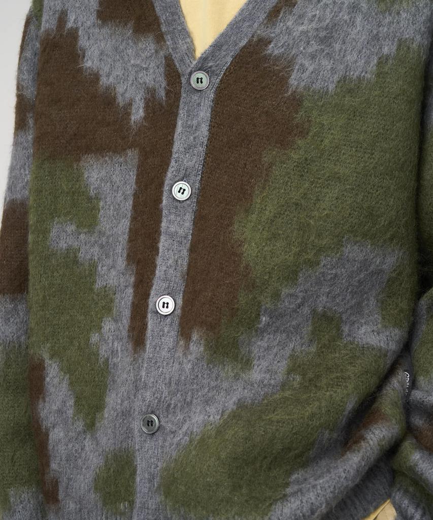 Gramicci Mohair Cardigan Jungle Digi Camo