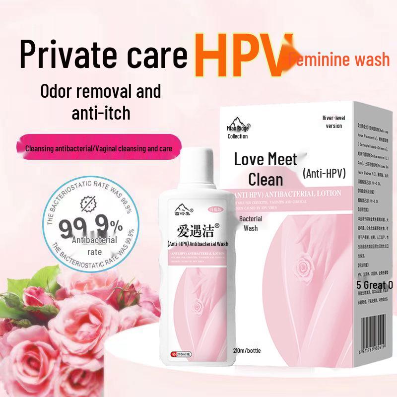 Anti-HPV Antibacterial Feminine Wash: Soothing & Deodorizing Care Solution