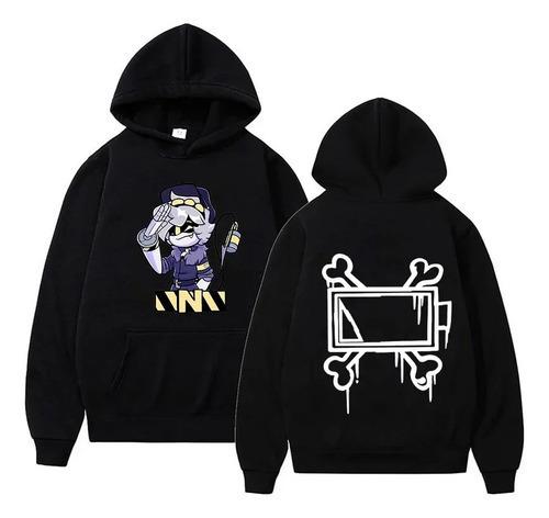 Joker Pattern Print Pullover Hoodie Fleece Men'S And Women'S Coat Sweater Hoodie