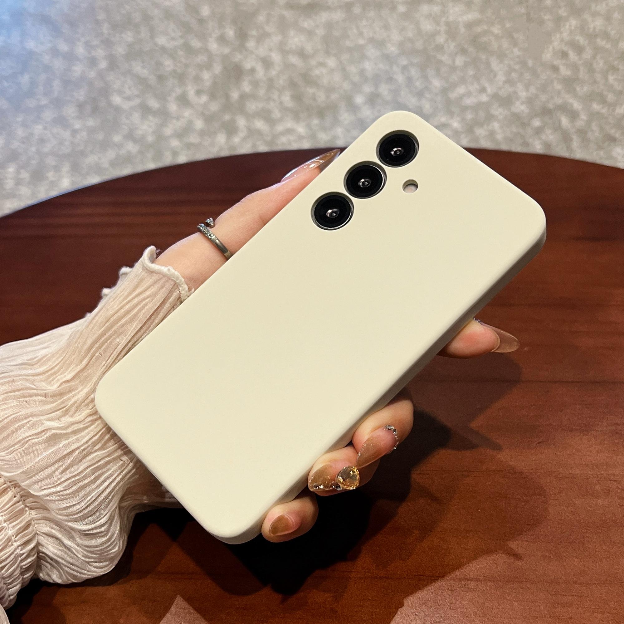 

Чехол для Samsung Galaxy S25 Точные вырезы Жидкий силикон + Поликарбонат Ударопрочный чехол для телефона D