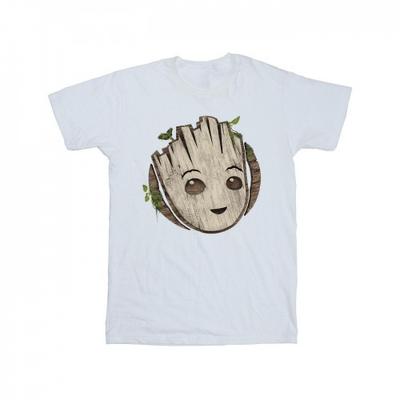 Mens I Am Groot Wooden Head T-Shirt