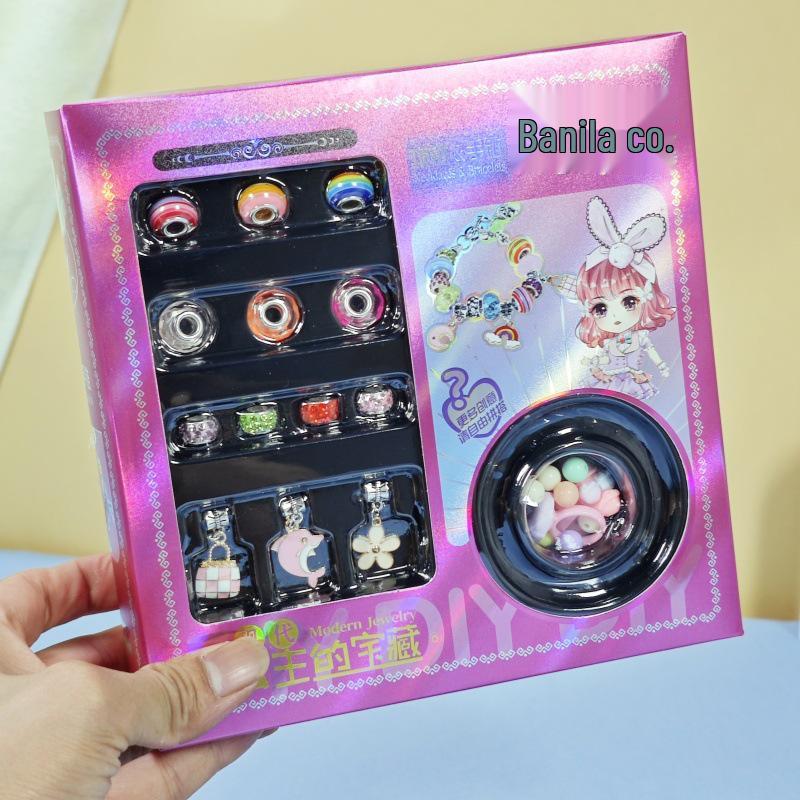 Children's DIY Beading Jewelry Kit: Creative Bracelet & Necklace Making