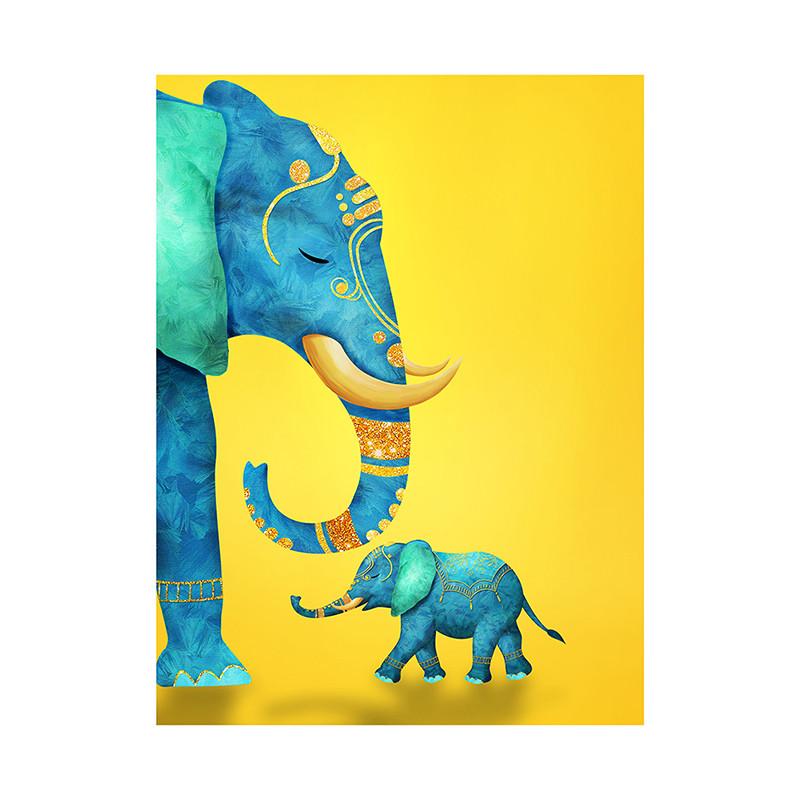 Animals Art Abstract Giraffe,Elephant,Zebra,Cat Poster Decor Poster Canvas Painting Wall Pictures Home Decor