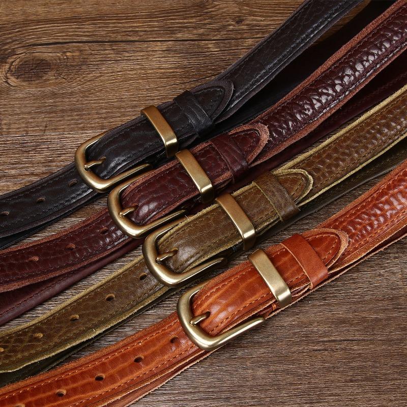 Curea retro la modă personalizată cu decor vechi pentru femei, din piele naturală, primul strat, din piele de vacă, pentru blugi
