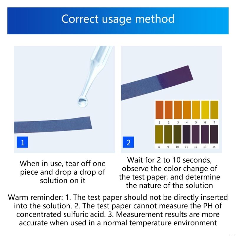 Pack Of 2Boxes Litmus Paper Acid and Base Testing Strips For Rapid Acid Alkaline Detection With 200Strips For Homes Lab Use