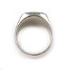 Excellent TOM WOOD Ring Cushion Black Onyx Ring Silver 925 Mens 54 Used