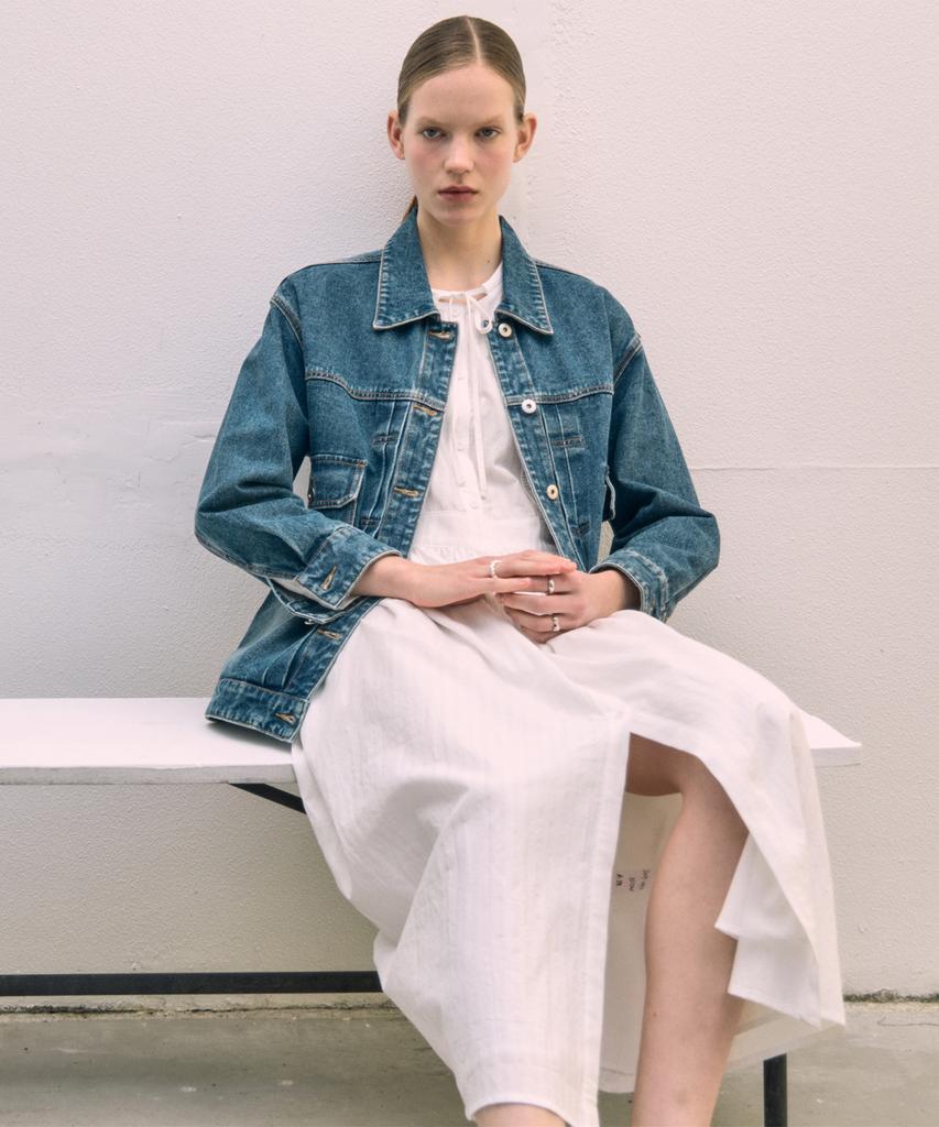 Jucyjudy Boxy Denim Work Jacket Jzjk025A