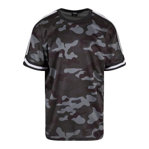 Urban Classics Mens All-Over Print Mesh T-Shirt