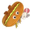 High-Capacity Cute Hamburger Pencil Case for Students
