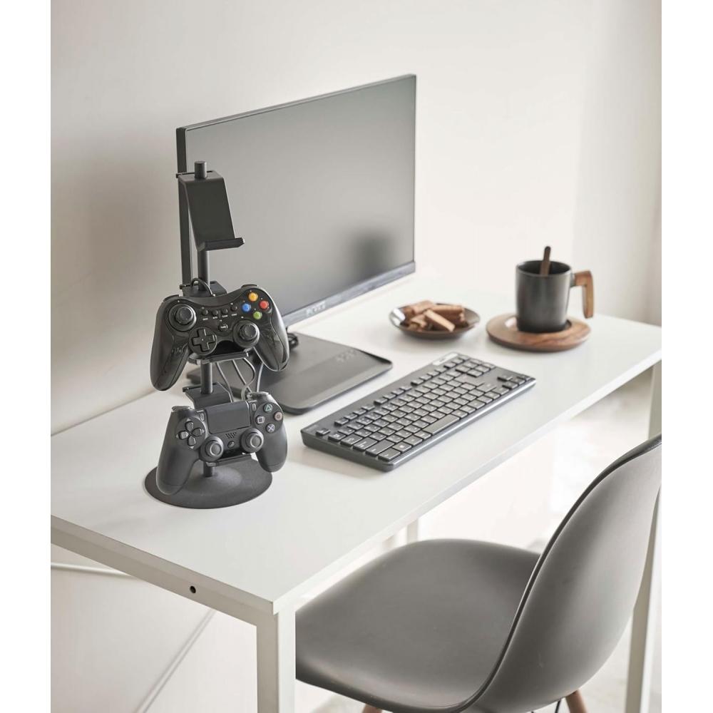 Yamazaki Game Controller Storage Rack Black Approx W17xd17xh38.5cm Smart Charge 