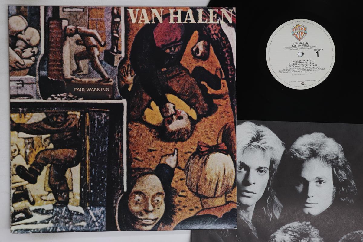

LP Record VAN HALEN - Fair Warning HS3540 WARNER BROS 1981 US Metal Used