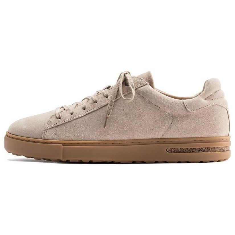 Birkenstock Suede Comfortable Round Toe Versatile Lace-Up Simple Mid-Top Sneakers Unisex sneakers Sand 1027294 36
