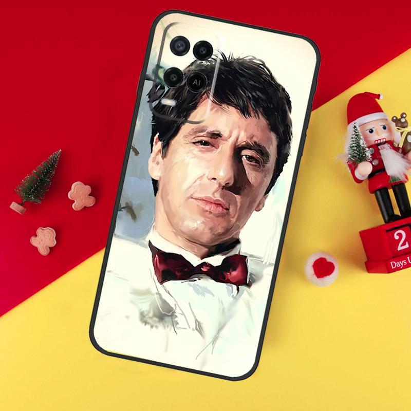 Al Pacino Scarface Case For Oppo A94 A74 A54 A60 A40 A80 A16 A76 A96 A98 A58 A78 A18 A38 A57 A17 A15 A5 A6 Pro