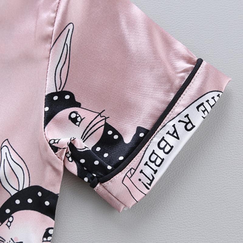 Children Pajamas Baby Clothing Set Kids Cartoon Print Sleepwear Autumn Cotton Nightwear Boys Girls Animal Pyjamas Pijamas Set