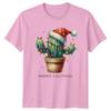 Merry Cactmas Cactus Christmas Holiday Unisexs TShirt Unisexs Tee Graphic Top