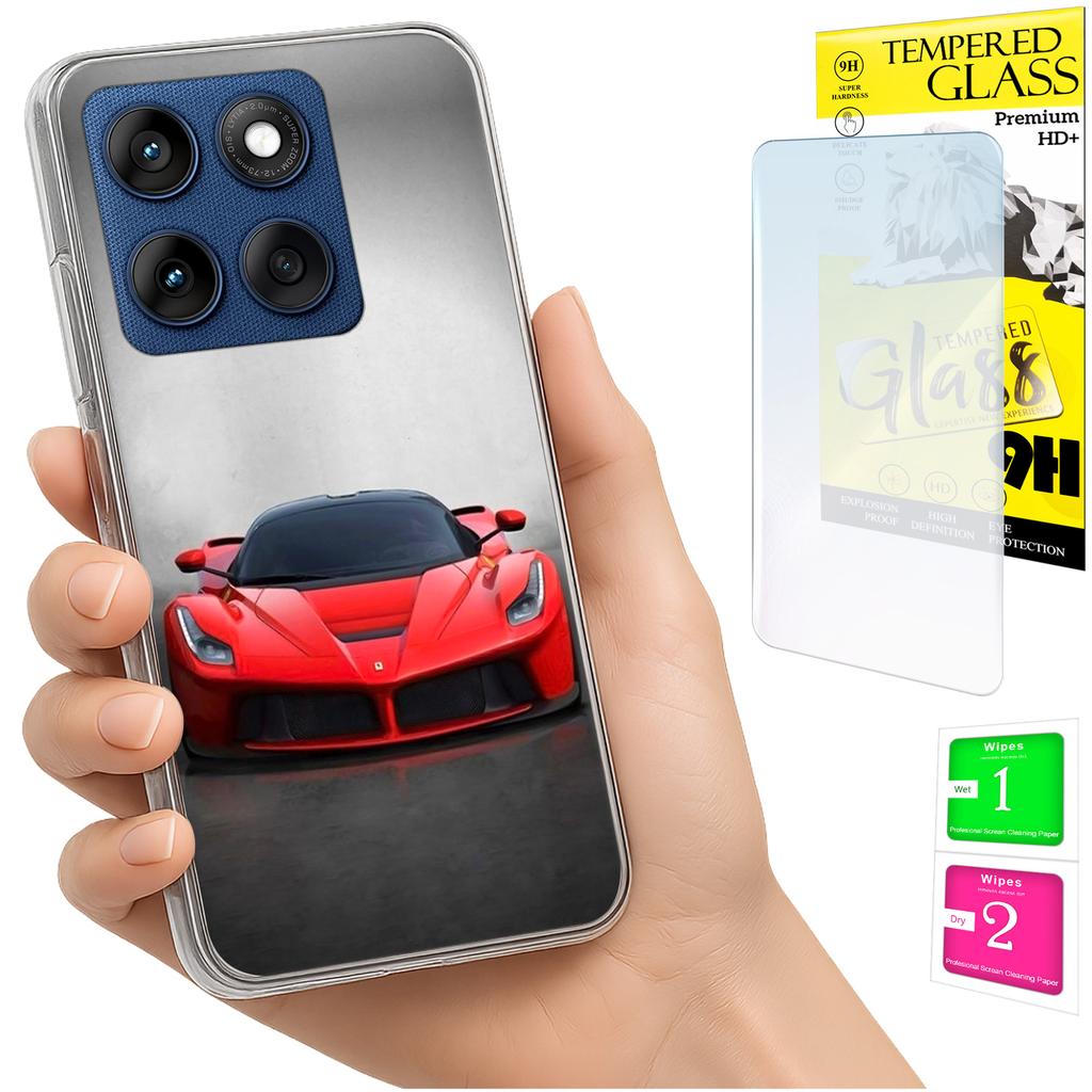 Hülle Für Motorola Edge 60 Fusion / Edge 60 Hülle Case Rückseite Tasche Glas