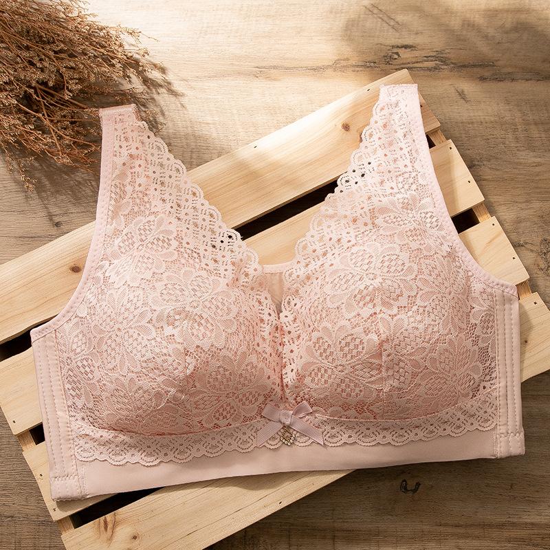 

Великі груди приємні до шкіри, не обвисають і близько прилягають до вторинних грудей.. Сексуальний бюстгальтер для дівчини зручний без кісточок. 100 рожевий