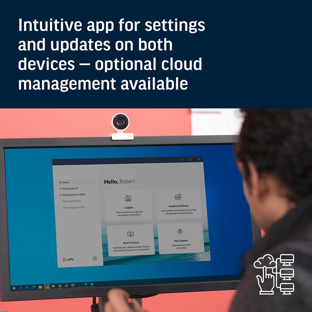 Studio P5 Kit with Blackwire 3210 Webcam USB Headset Bundle &