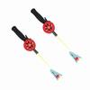2Pcs Crab Fishing Rod Ice Fishing Pole with Shrimp Clamp Accessories Random Color