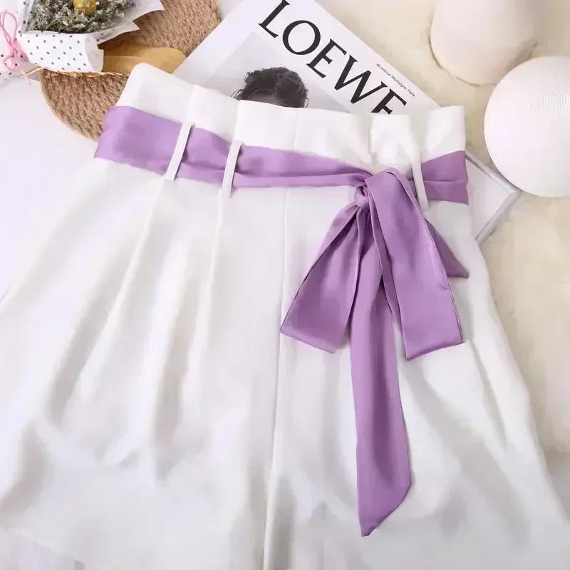 5X190CM Dame Smalt Langt Skjerf Ensfarget Chiffon Rødt Slips Svart Veske Bånd Hodebånd Choker Streamer Dame Tilbehør