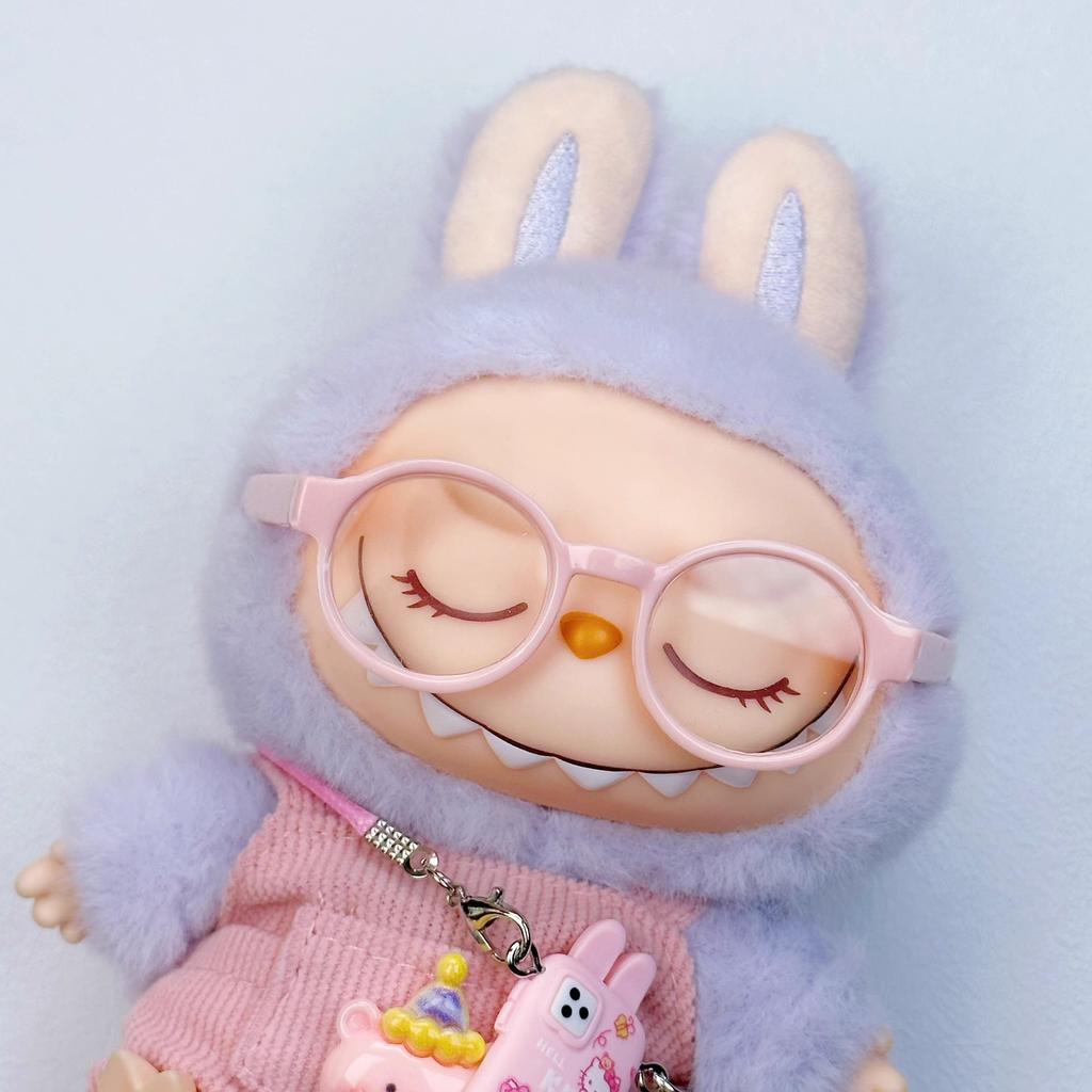 New Fashion Labubu Trendy Doll Glasses