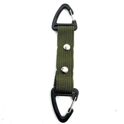 Outdoor Tactical Carabiner Clip with Rotary Buckle