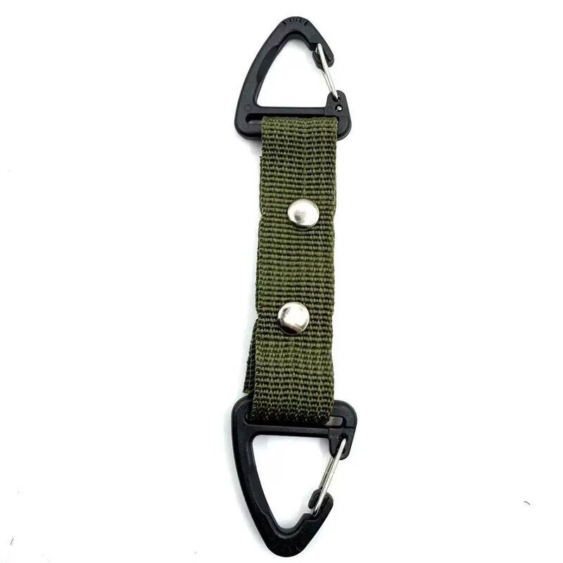 Outdoor Tactical Carabiner Clip with Rotary Buckle