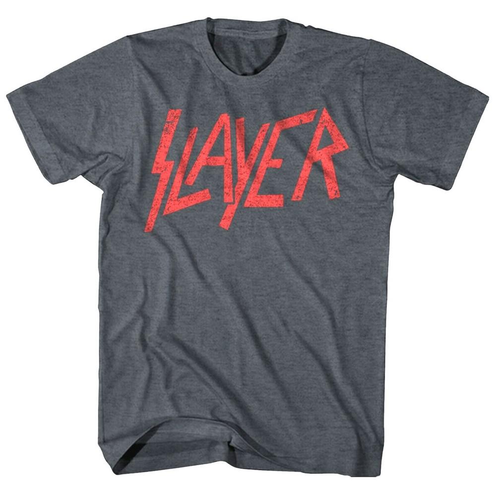 SLAYER cd cvr DISTRESSED LOGO RED LOGO Official SHIRT MED New OOP reign awaits Unisex T-Shirt S