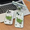 Summer Coconut Bracket New Suitable for Apple 11promax Mobile Phone Case Fresh and Transparent Huawei Xiaomi 11vivo