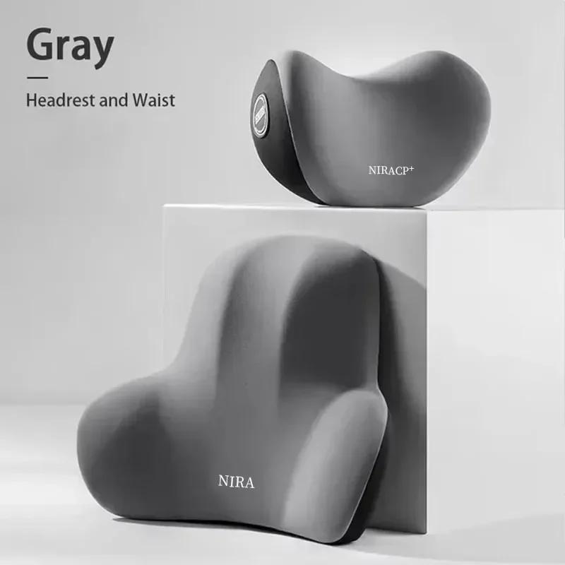 

Car Memory Foam Lumbar Support Cushion, Polyester Fabric, Anti-Slip, Washable, Ergonomic Design, Slow Rebound Memory Material