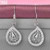 925 Sterling Silber Wassertropfen Piercing Ohrringe Mode Hochzeit Schmuck