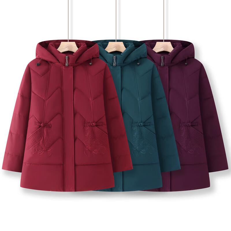 Hodo Women's Winter Hooded Padded Jacket