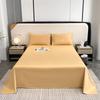 Cotton Bed Flat Sheet for Double Bed Plain Solid Color Top Sheets Single/Queen/King Flat Bedsheets Home Bed Linen Sheets