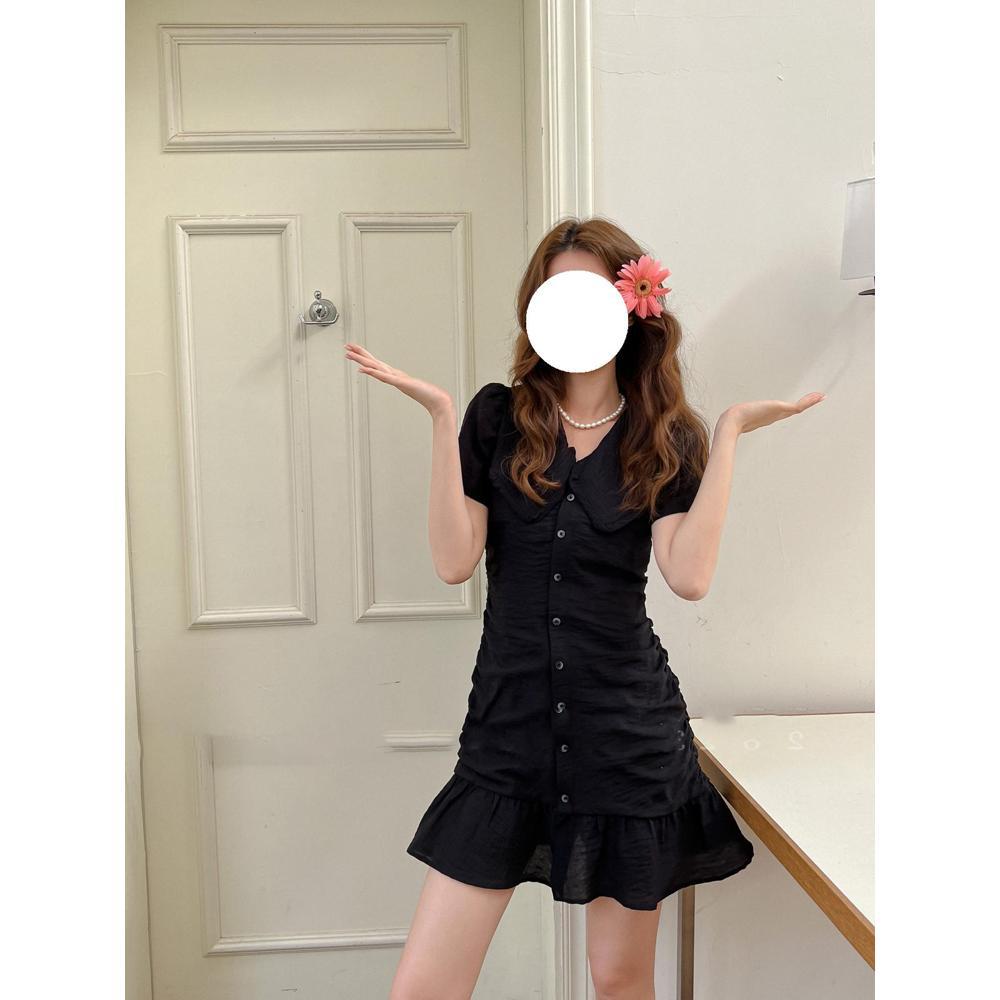 Small dress women's fashion new summer large size women's clothing waist thin fishtail short skirt