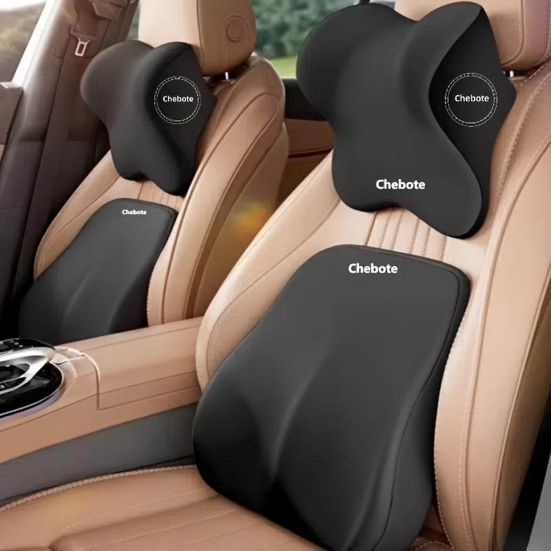 Car Memory Foam Neck Pillow Protection Lumbar Backrest Cushion Lumbar Cushion Car Headrest Cushion Seat Accessories Dropshipping