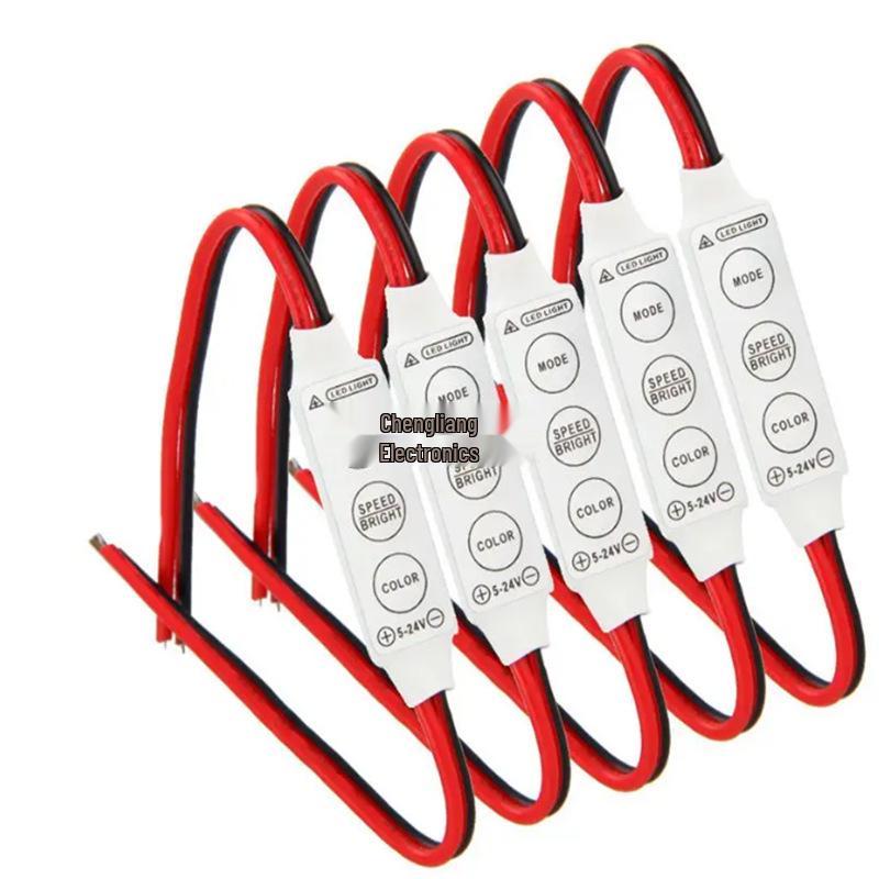 RF Wireless LED Strip Light Controller with 11-Key Remote