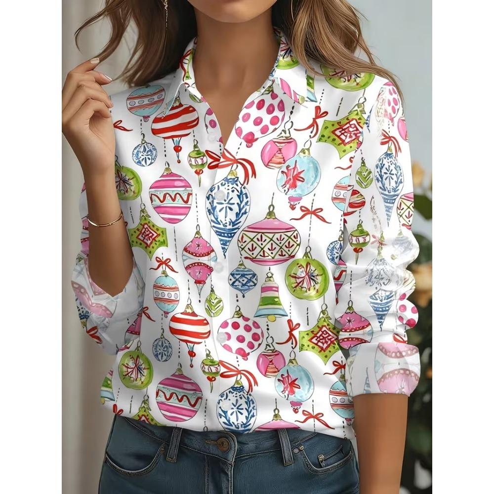 Large Size 3XL New Spring Autumn Women Shirts Fashion Cute 3D Animal