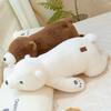 Polar Lying Bear Plush Toy Cartoon Stuffed Doll Bedroom Decoration Kids Gift