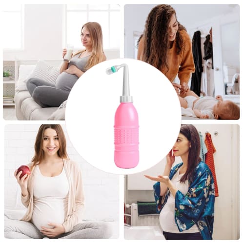 Women's Vaginal Douche Bottle - Reusable Vaginal and Anal Cleaning System with Ergonomic Design and Multiple Nozzles | Comfortable Feminine Hygiene Cl