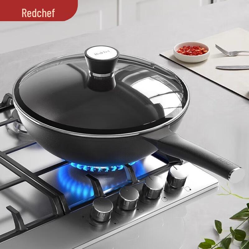Red Chef 30cm Non-stick Ceramic Wok