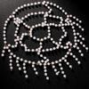 Pearl Tassel Hair Chain Bridal Wedding Temperament Mesh Headwear Light Luxury Accessories Headwear